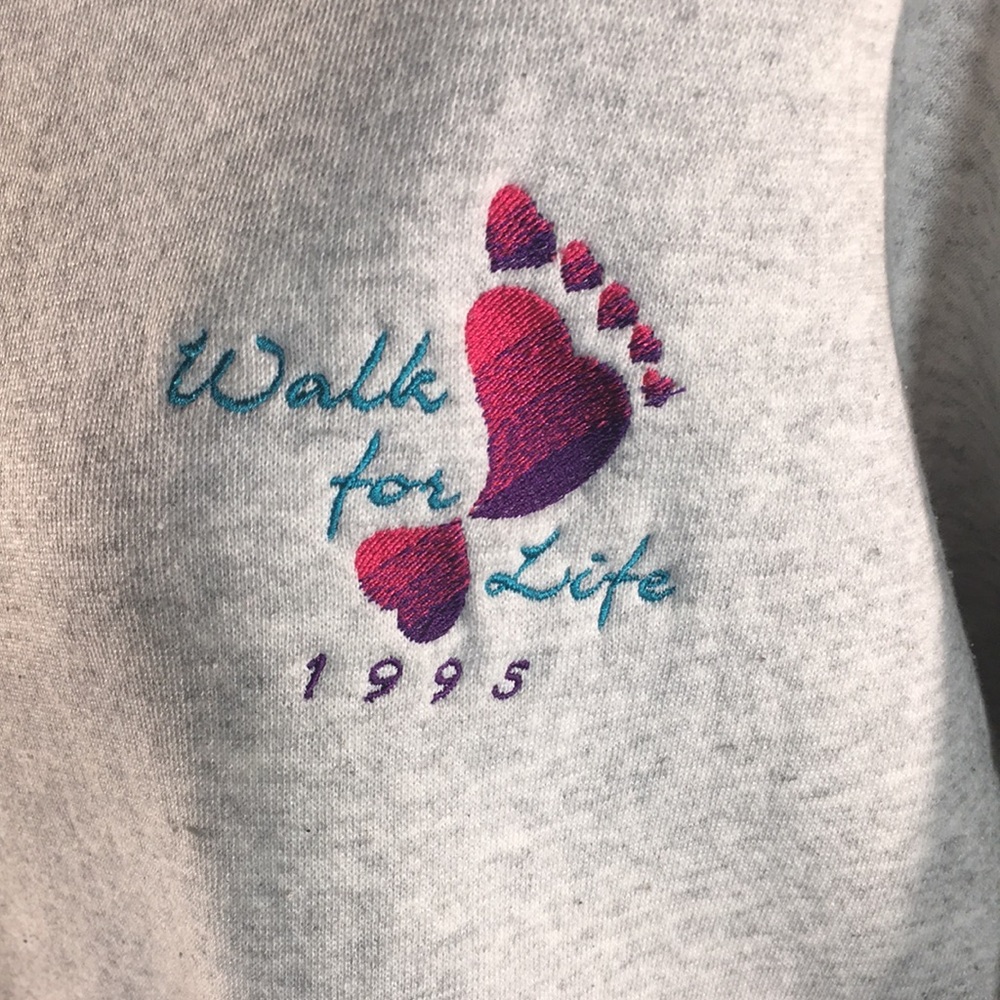 1995 Vintage Walk for Life Sweatshirt